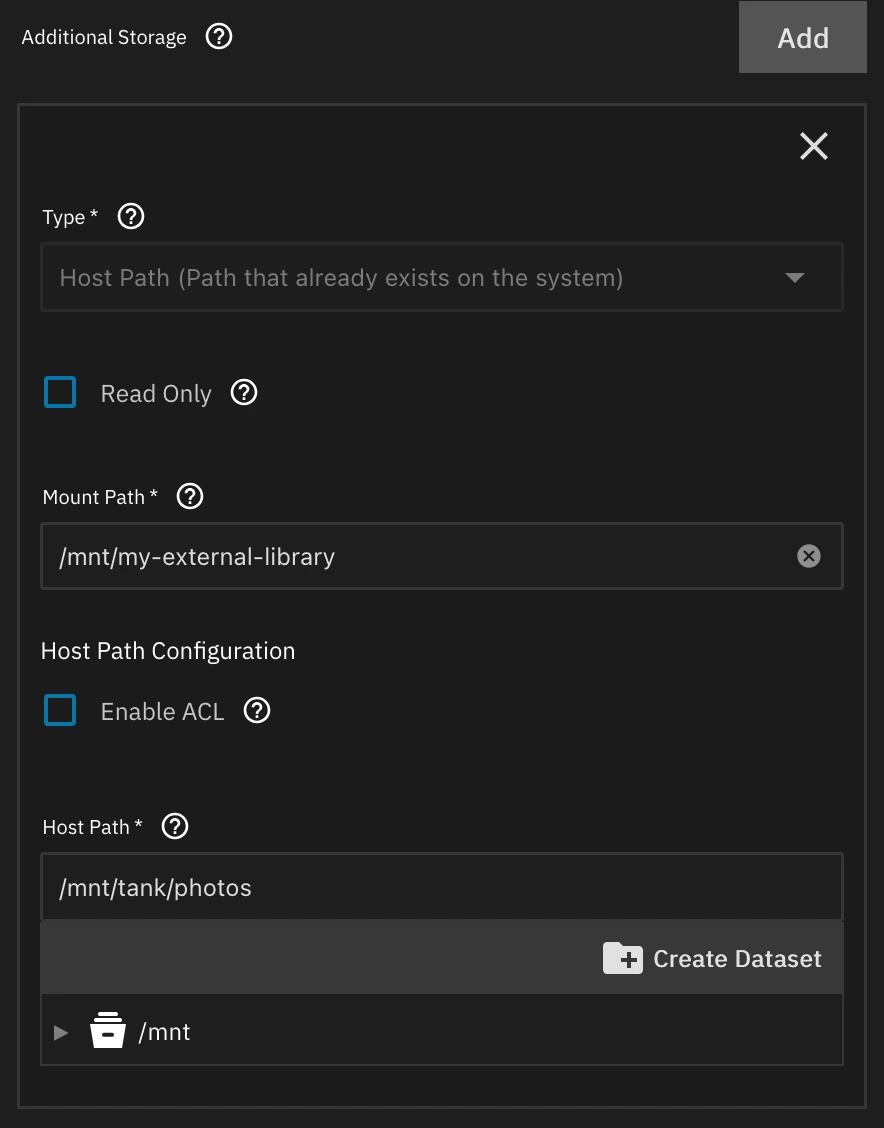 Add External Libraries with Additional Storage